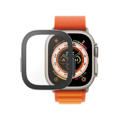 PanzerGlass - Tvrdené sklo Full Body AB pre Apple Watch Ultra 49 mm, čierna
