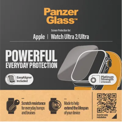 PanzerGlass - Tvrdené sklo AB pre Apple Watch Ultra 2/Ultra, číra