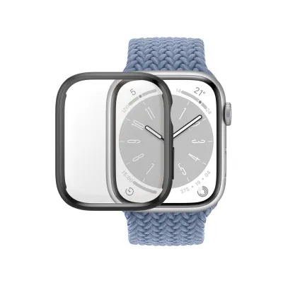 PanzerGlass - Tvrdené sklo Full Body D3O pre Apple Watch 9/8/7 41 mm, čierna