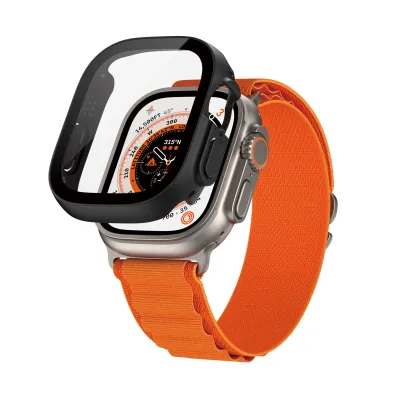 PanzerGlass - Tvrdené sklo Full Body D3O pre Apple Watch Ultra/Ultra 2, čierna