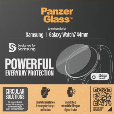 PanzerGlass - Tvrdené sklo UWF pre Samsung Galaxy Watch8/Watch7 44 mm, číra