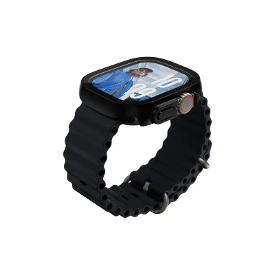 PanzerGlass - Tvrdené sklo Full Body Slim pre Apple Watch Ultra 2024/Ultra 2/Ultra, čierna