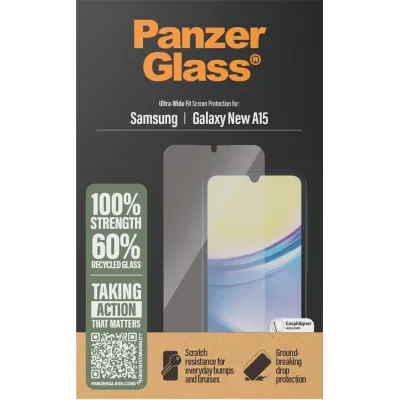 PanzerGlass - Tvrdené sklo UWF s aplikátorom  pre Samsung Galaxy A16/A16 5G, číra