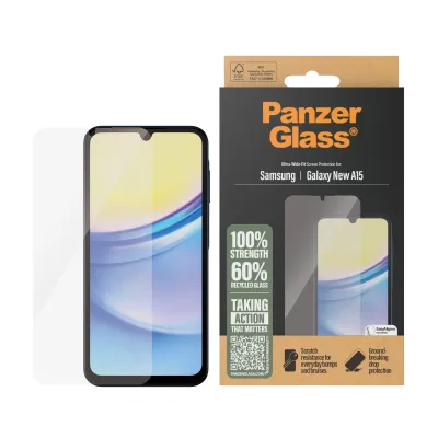PanzerGlass - Tvrdené sklo UWF s aplikátorom  pre Samsung Galaxy A16/A16 5G, číra