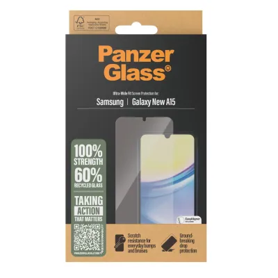 PanzerGlass - Tvrdené sklo UWF s aplikátorom  pre Samsung Galaxy A16/A16 5G, číra