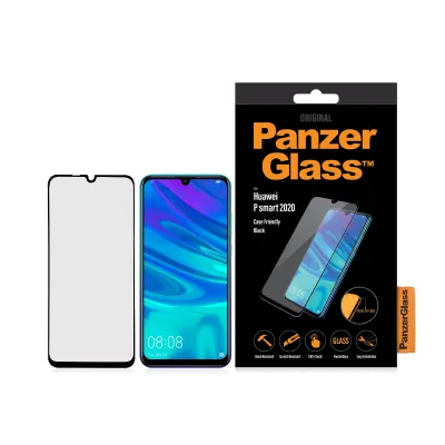 PanzerGlass - Tvrdené sklo Case Friendly pre Huawei P Smart 2020, čierna