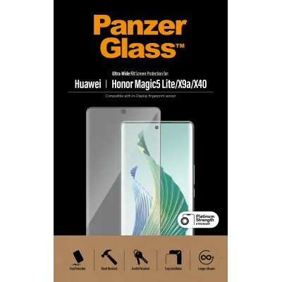 PanzerGlass - Tvrdené sklo UWF pre Honor Magic5 Lite, čierna