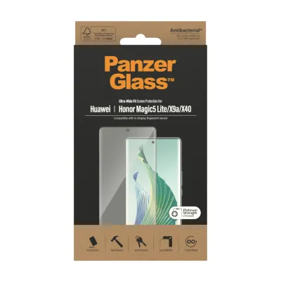 PanzerGlass - Tvrdené sklo UWF pre Honor Magic5 Lite, čierna
