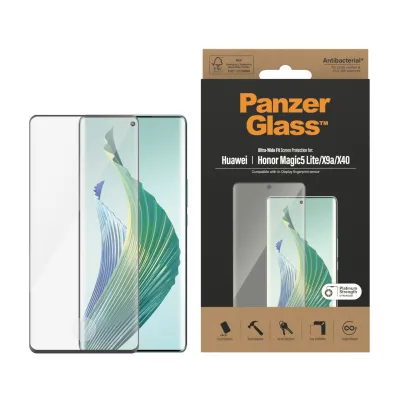 PanzerGlass - Tvrdené sklo UWF pre Honor Magic5 Lite, čierna