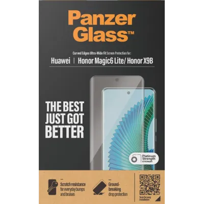 PanzerGlass - Tvrdené sklo UWF pre Honor Magic6 Lite, čierna