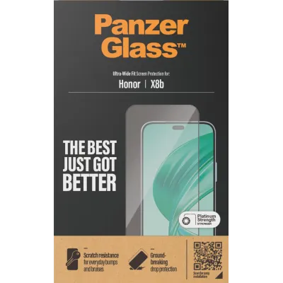 PanzerGlass - Tvrdené sklo UWF pre Honor 90 Smart, čierna