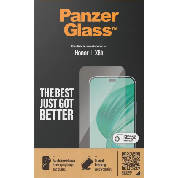 PanzerGlass - Tvrdené sklo UWF pre Honor 90 Smart, čierna