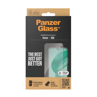 PanzerGlass - Tvrdené sklo UWF pre Honor 90 Smart, čierna
