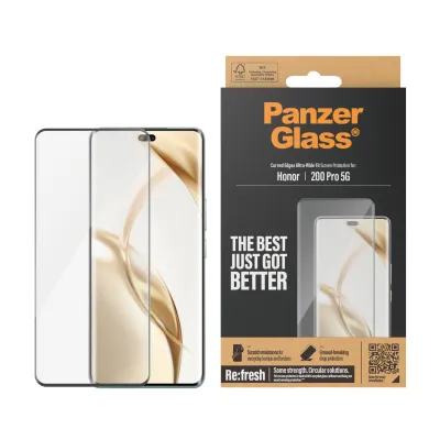 PanzerGlass - Tvrdené sklo Re:Fresh UWF pre Honor 200 Pro, čierna