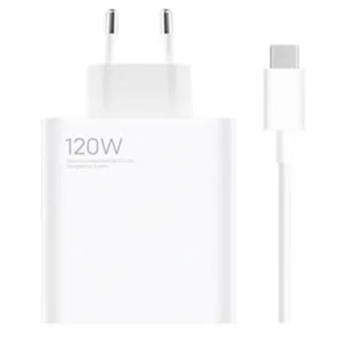 Xiaomi - Nabíjacia sada adaptér 120 W + kábel USB-C/USB-A, biela