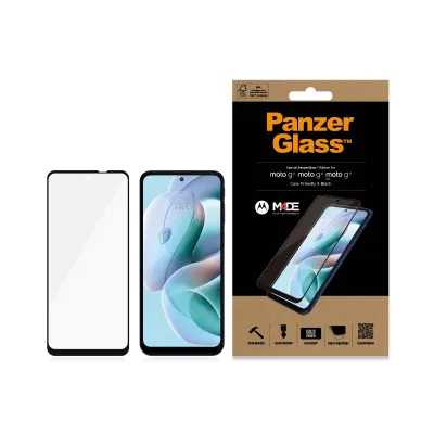 PanzerGlass - Tvrdené sklo Case Friendly pre Motorola Moto G31/G41/G71 5G, čierna