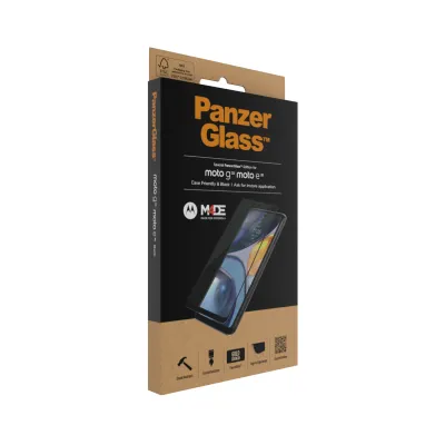 PanzerGlass - Tvrdené sklo Case Friendly pre Motorola Moto G22/E32/E32s, čierna
