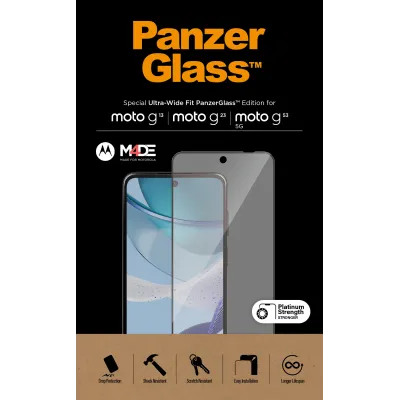 PanzerGlass - Tvrdené sklo UWF pre Motorola Moto G13/G23/G53 5G, čierna