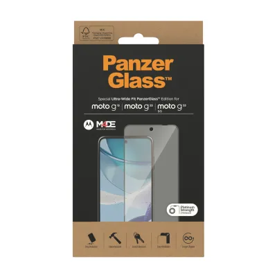 PanzerGlass - Tvrdené sklo UWF pre Motorola Moto G13/G23/G53 5G, čierna
