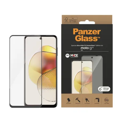 PanzerGlass - Tvrdené sklo UWF pre Motorola Moto G73 5G, čierna