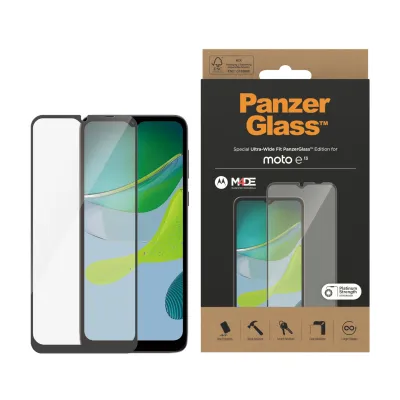 PanzerGlass - Tvrdené sklo UWF pre Motorola Moto E13, čierna