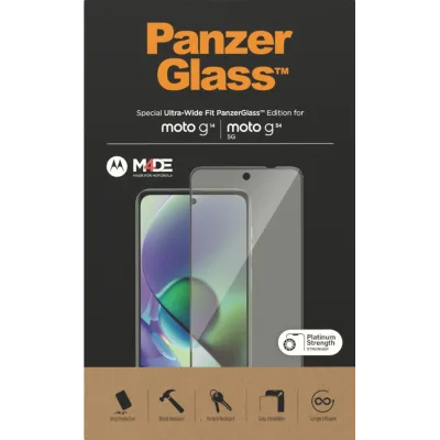 PanzerGlass - Tvrdené sklo UWF pre Motorola Moto G14/G54 5G, čierna