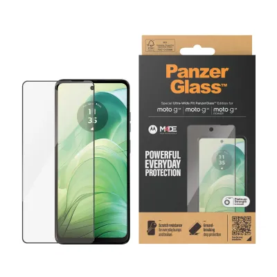 PanzerGlass - Tvrdené sklo UWF pre Motorola Moto G04/E14/G24 Power,čierna