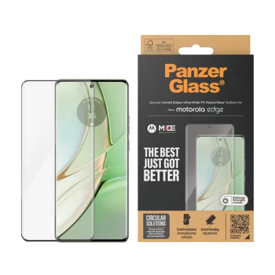 PanzerGlass - Tvrdené sklo UWF pre Motorola Edge 50 Pro, čierna