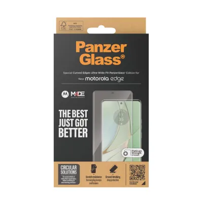 PanzerGlass - Tvrdené sklo UWF pre Motorola Edge 50 Pro, čierna