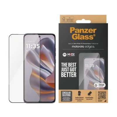 PanzerGlass - Tvrdené sklo UWF pre Motorola Edge 50 Neo, čierna
