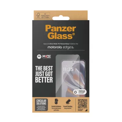 PanzerGlass - Tvrdené sklo UWF pre Motorola Edge 50 Neo, čierna