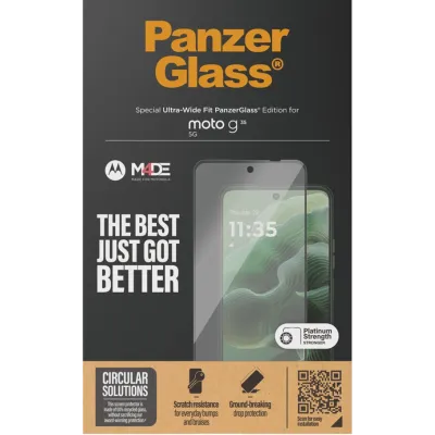 PanzerGlass - Tvrdené sklo UWF pre Motorola Moto G35 5G/G56 5G, čierna