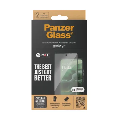 PanzerGlass - Tvrdené sklo UWF pre Motorola Moto G35 5G/G56 5G, čierna