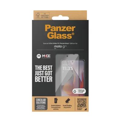 PanzerGlass - Tvrdené sklo UWF pre Motorola Moto G75 5G, čierna