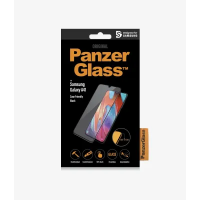 PanzerGlass - Tvrdené sklo Case Friendly pre Samsung Galaxy A41, čierna