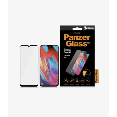 PanzerGlass - Tvrdené sklo Case Friendly pre Samsung Galaxy A41, čierna