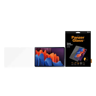 PanzerGlass - Tvrdené sklo Case Friendly SMAPP pre Samsung Galaxy Tab S7+/S8+/S9+/S9 FE+ 2023, číra