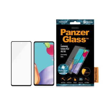 PanzerGlass - Tvrdené sklo Case Friendly AB pre Samsung Galaxy A52/A52 5G/A52s/A53 5G, čierna