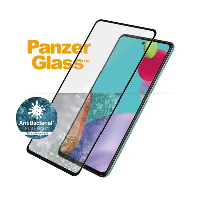 PanzerGlass - Tvrdené sklo Case Friendly AB pre Samsung Galaxy A52/A52 5G/A52s/A53 5G, čierna