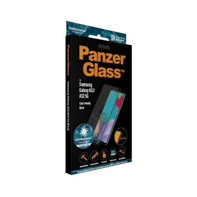PanzerGlass - Tvrdené sklo Case Friendly AB pre Samsung Galaxy A52/A52 5G/A52s/A53 5G, čierna