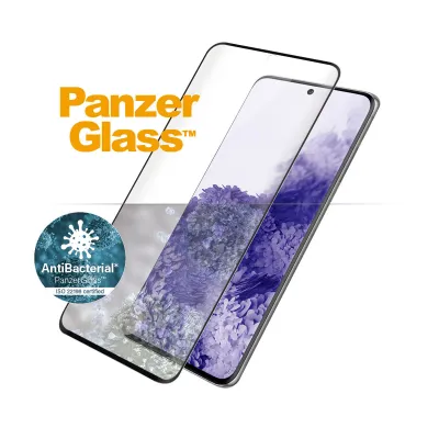 PanzerGlass - Tvrdené sklo Case Friendly AB pre Samsung Galaxy S21 Ultra, Fingerprint komp., čierna