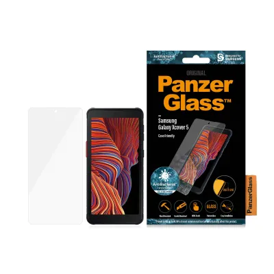 PanzerGlass - Tvrdené sklo Case Friendly AB pre Samsung Galaxy Xcover 5, číra