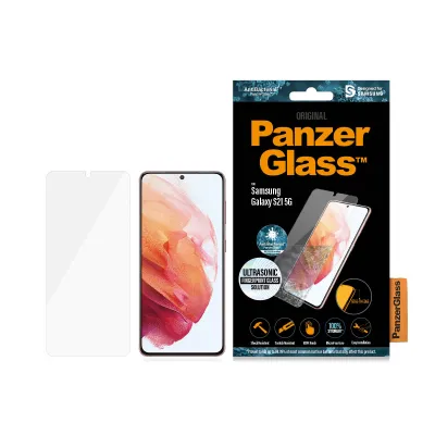 PanzerGlass - Tvrdené sklo Case Friendly AB pre Samsung Galaxy S21 5G, Fingerprint komp., číra
