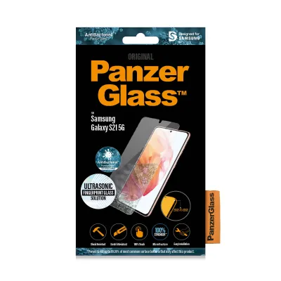 PanzerGlass - Tvrdené sklo Case Friendly AB pre Samsung Galaxy S21 5G, Fingerprint komp., číra