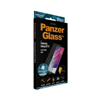 PanzerGlass - Tvrdené sklo Case Friendly AB pre Samsung Galaxy S21 FE, čierna