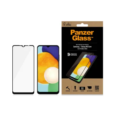 PanzerGlass - Tvrdené sklo Case Friendly pre Samsung Galaxy A04s/A03 Core/A13 5G, čierna