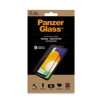 PanzerGlass - Tvrdené sklo Case Friendly pre Samsung Galaxy A04s/A03 Core/A13 5G, čierna