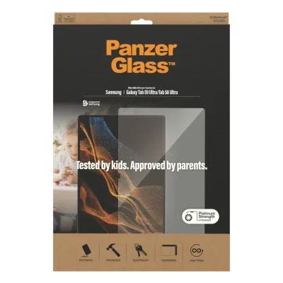 PanzerGlass - Tvrdené sklo UWF pre Samsung Galaxy Tab S9 Ultra/Tab S8 Ultra, číra