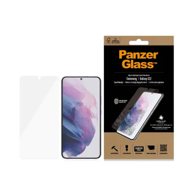 PanzerGlass - Tvrdené sklo Case Friendly AB pre Samsung Galaxy S22, číra