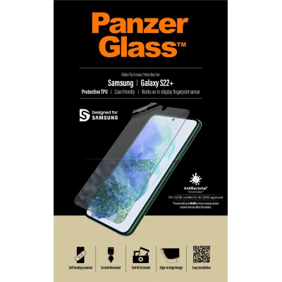 PanzerGlass - Ochranná fólia Case Friendly AB pre Samsung Galaxy S22+, číra
